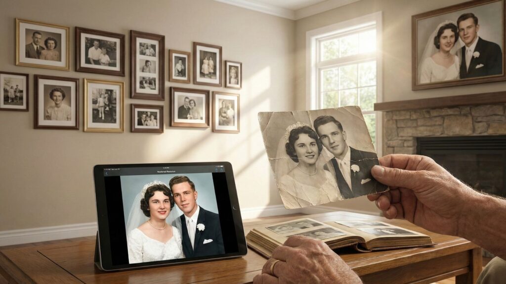 professional photo restoration